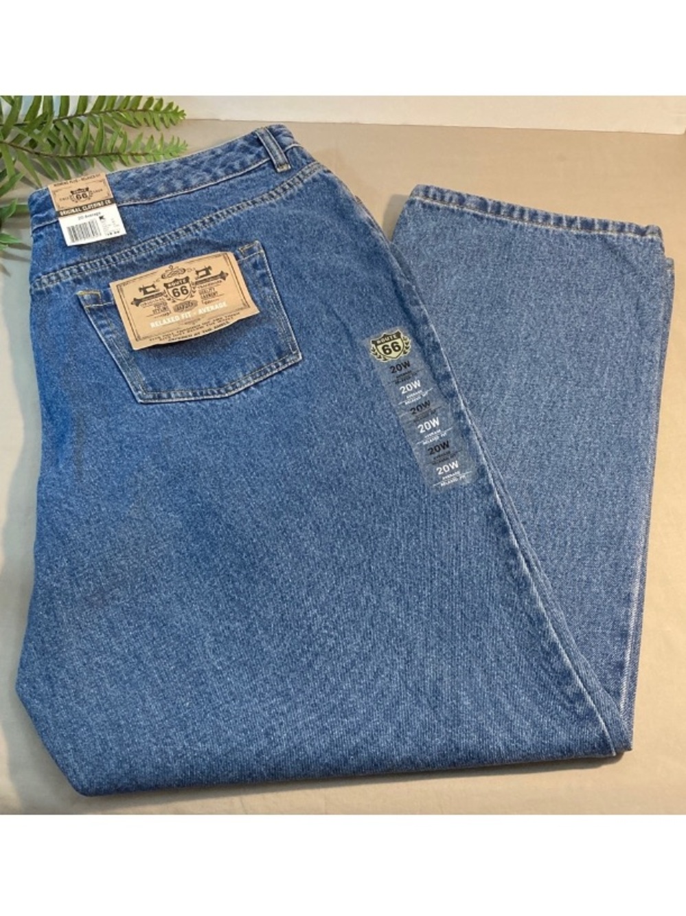 Vintage Route 66 Jeans Women’s Size 20W Average Relaxed Fit New